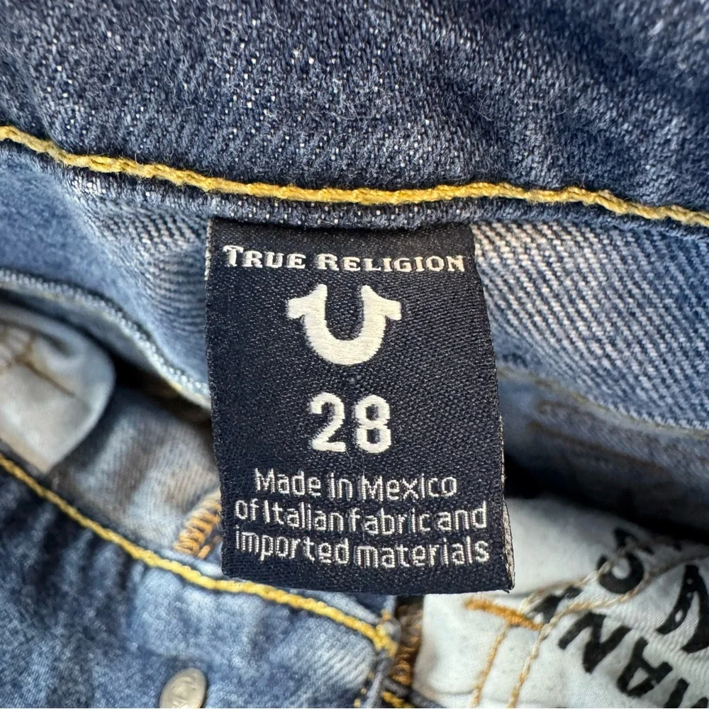 True Religion Ricky relaxed straight jeans men’s size‎ tag 28 blue indigo 30x31